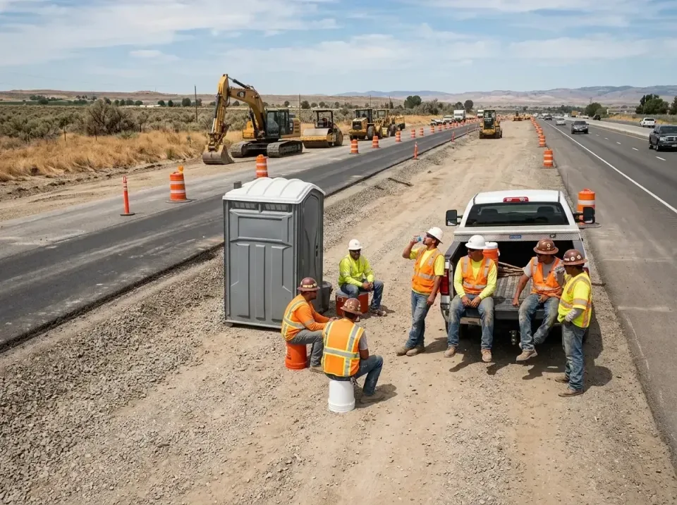 highway-road-construction-crew-007 — frequently asked questions, Porta Potty and Restroom Rentals in South Boston, VA